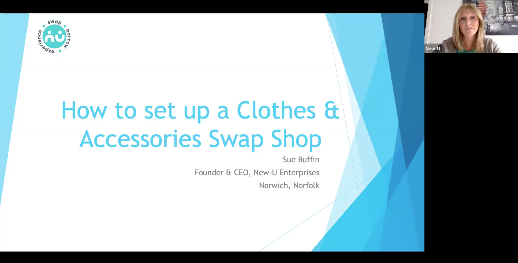 Event recording: How to set up a Clothing Swap Shop with Sue Buffin