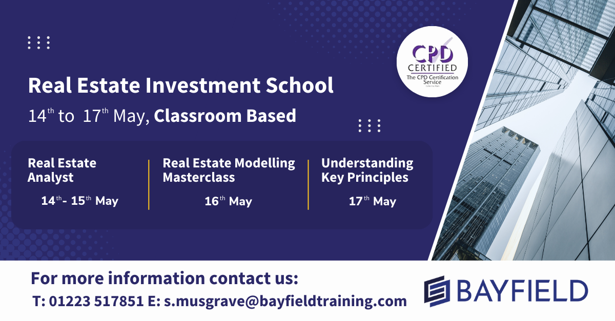Real Estate Investment School (Investment Cash Flow Modelling)