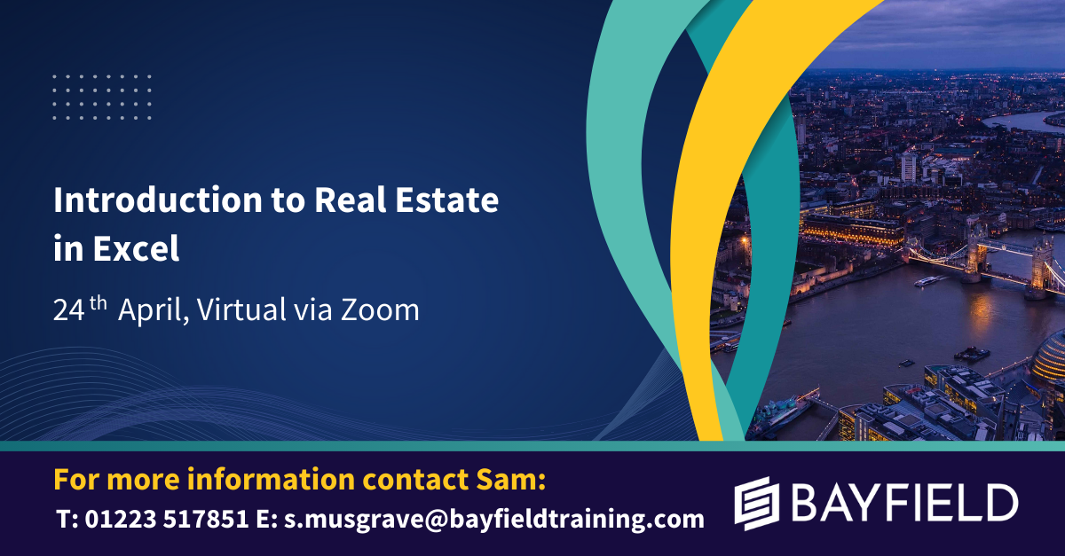 An Introduction to Real Estate in Excel (Financial Modelling Basics)