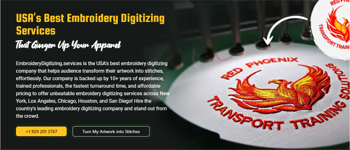 Embroidery Digitizing Services in USA