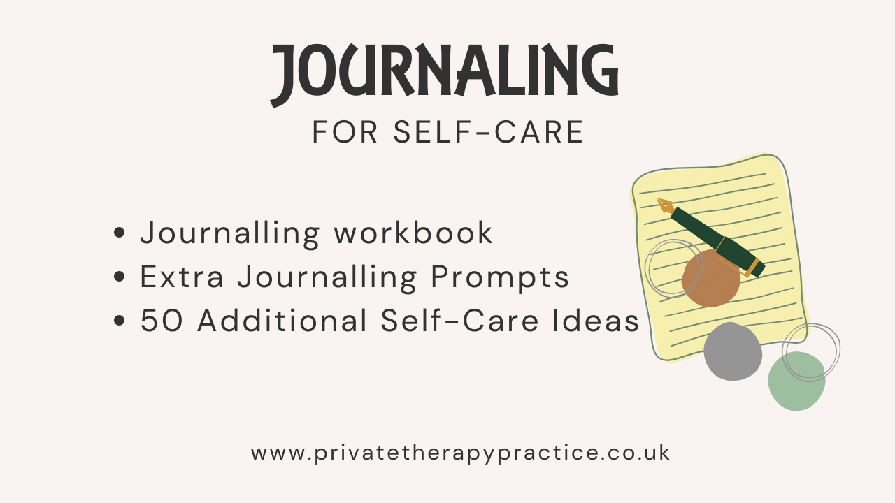 Self-Care Journal and Ideas List