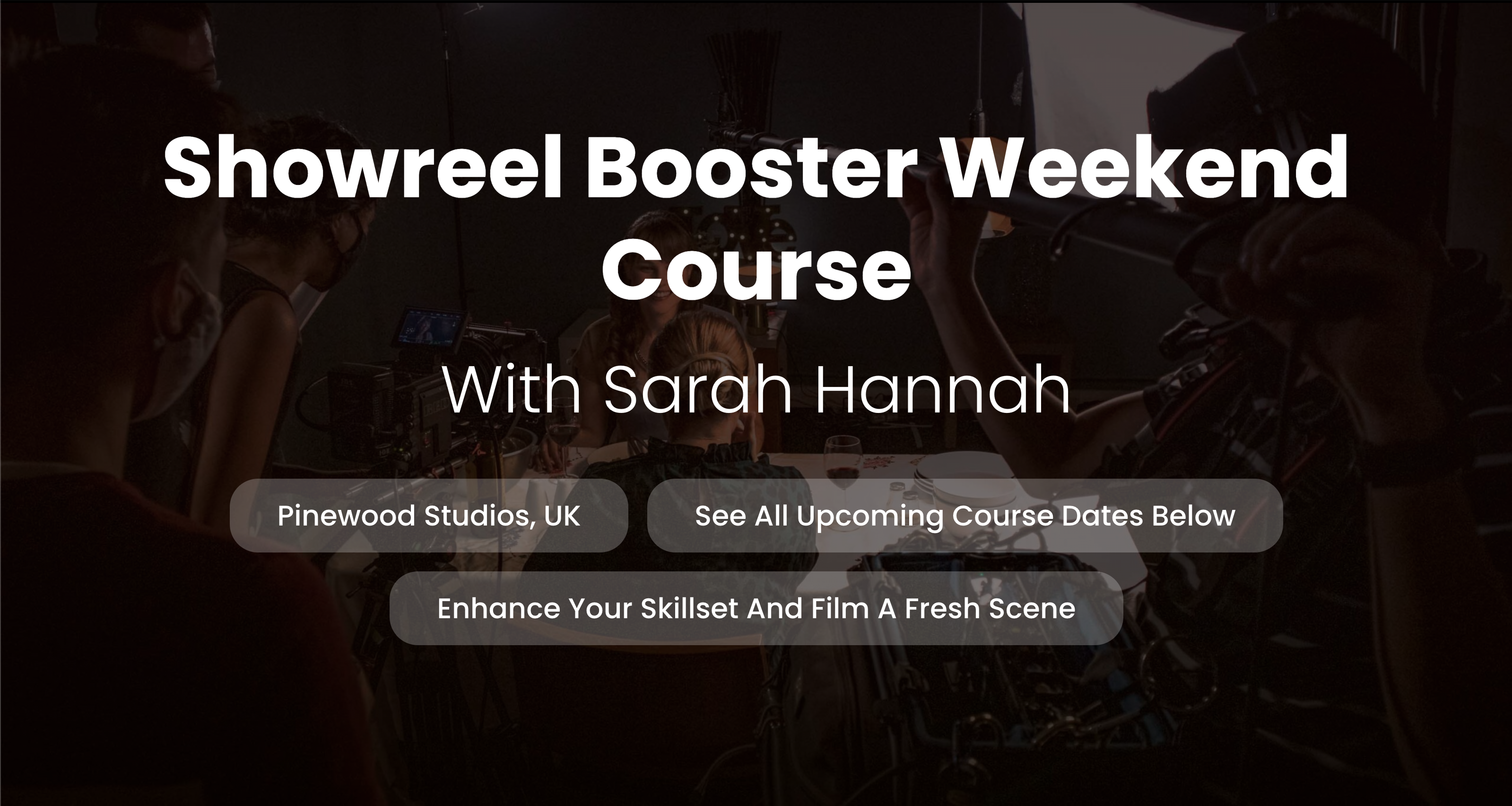 Showreel Booster Weekend Course