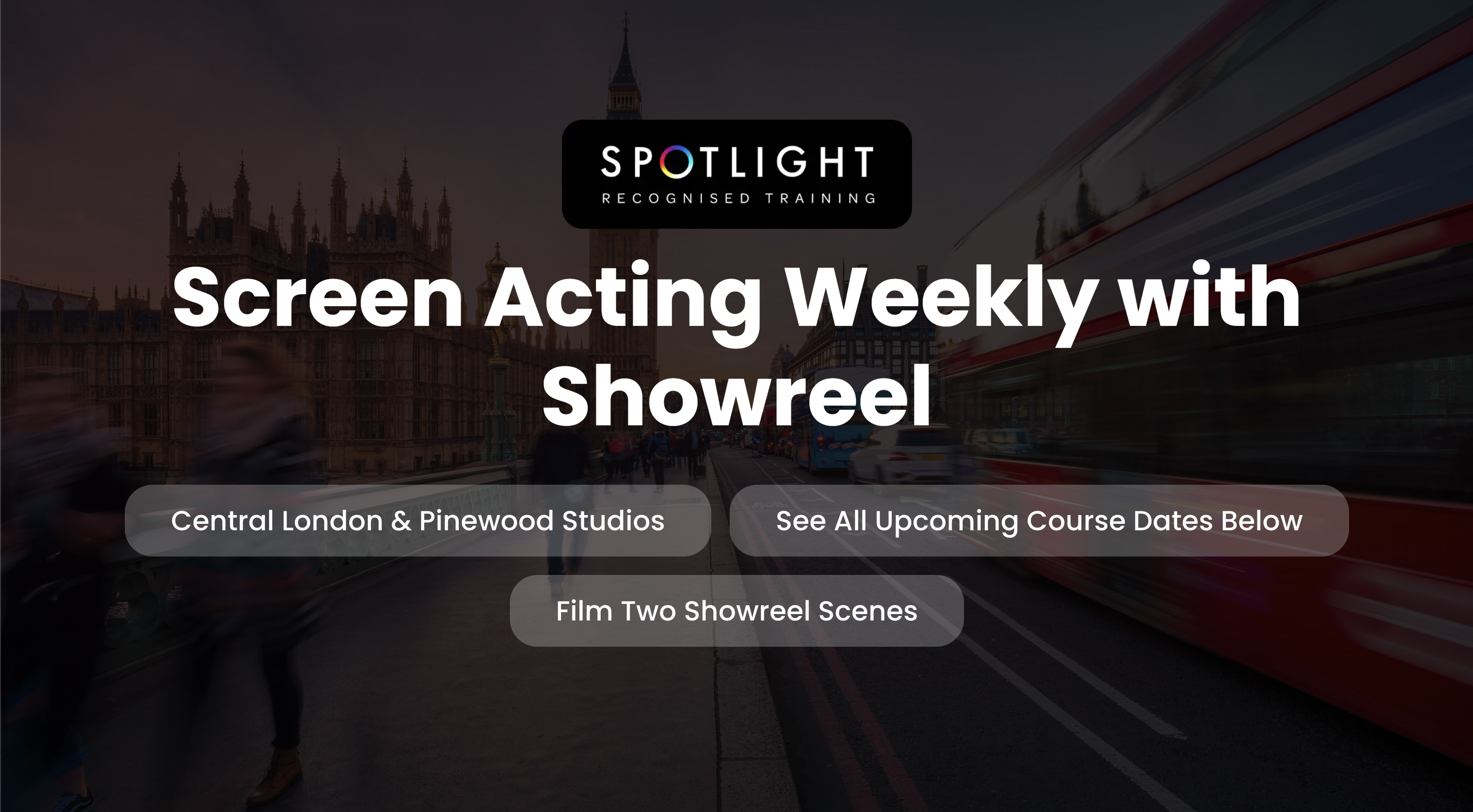 Screen Acting Weekly with Showreel