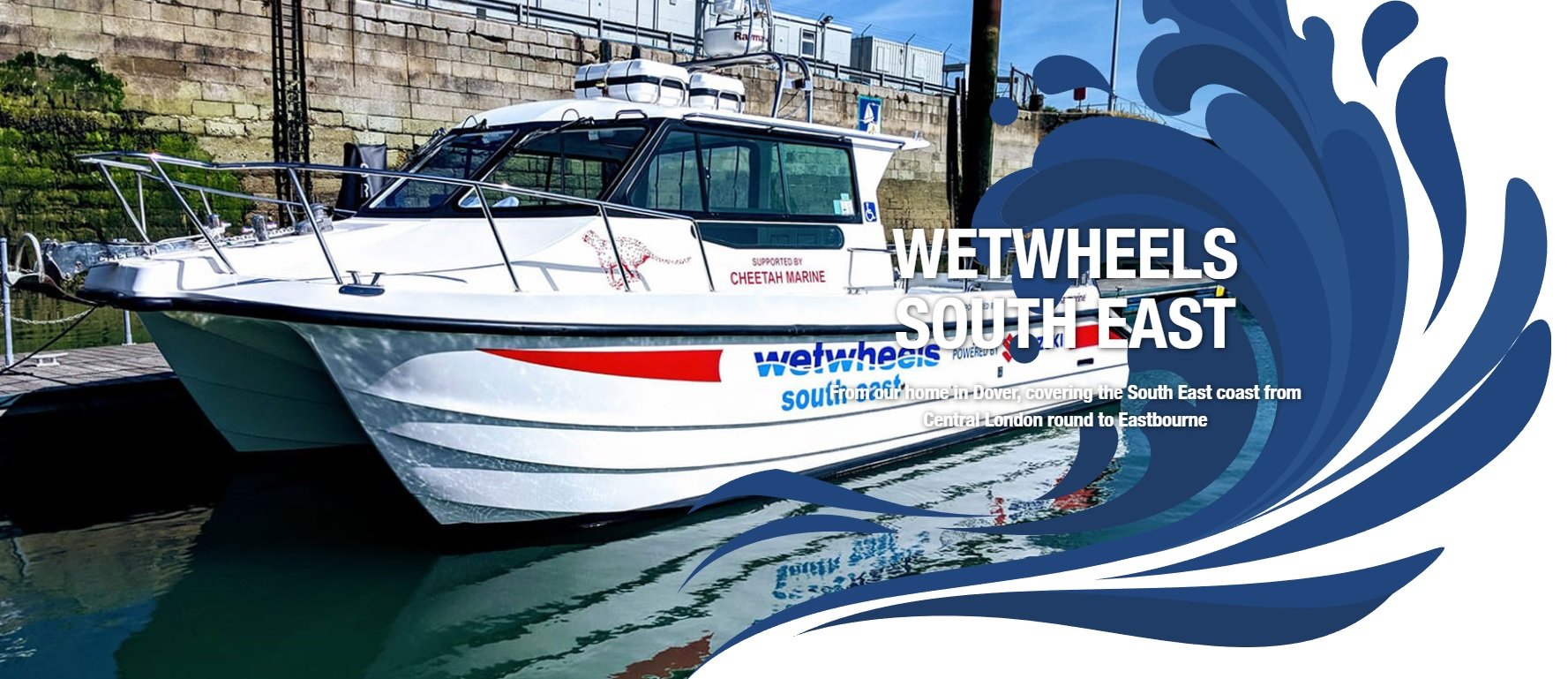 21st August 2024 = Wet Wheels - Power Boating (Dover) (3 sessions available) 