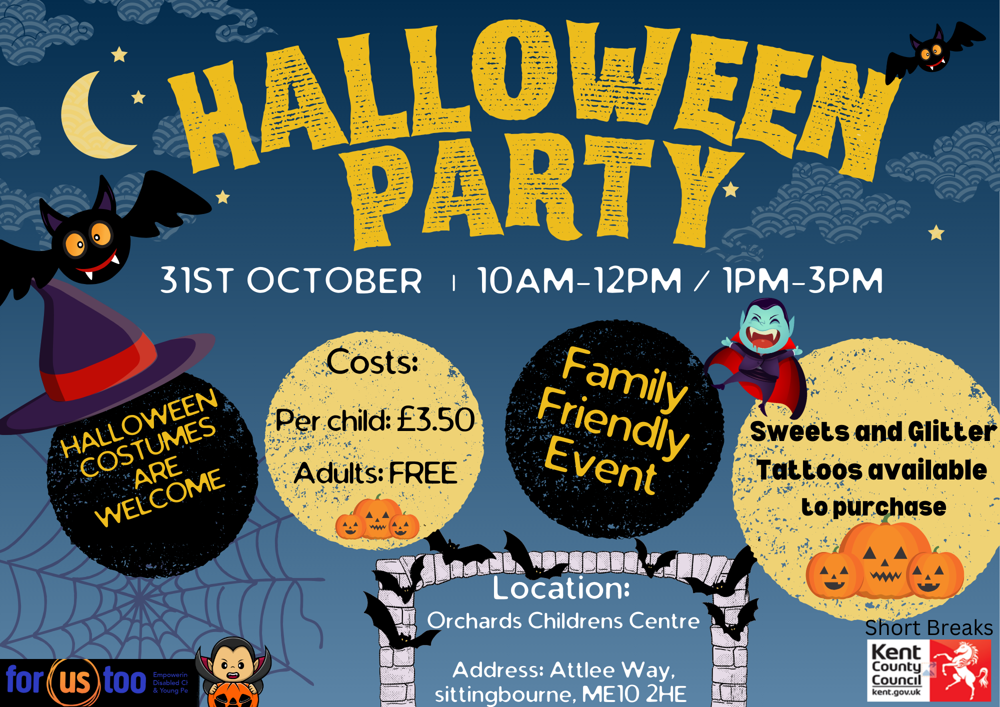 Orchards Halloween Party - 31/10/2024