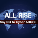 All Rise - Say No To Cyber Abuse logo