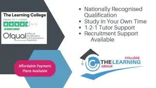 HLTA - Level 4 Certificate for Higher Level Teaching Assistants (RQF)