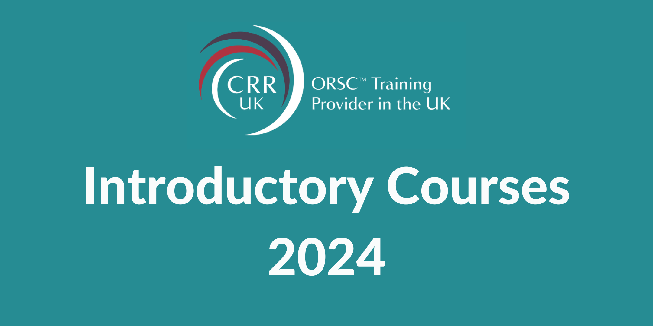 2024 Introductory Courses