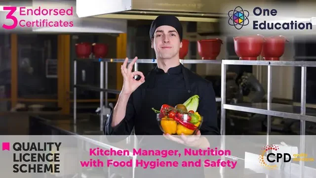 Kitchen Manager, Nutrition with Food Hygiene and Safety Course