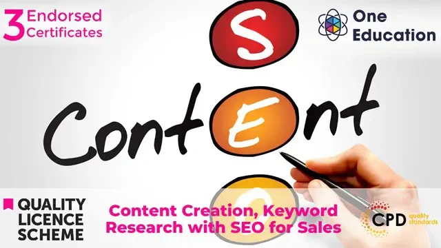 Content Creation, Keyword Research with SEO for Sales Course