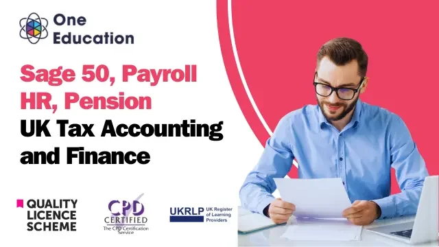 Sage 50, Payroll, HR, Pension, UK Tax Accounting and Finance Course