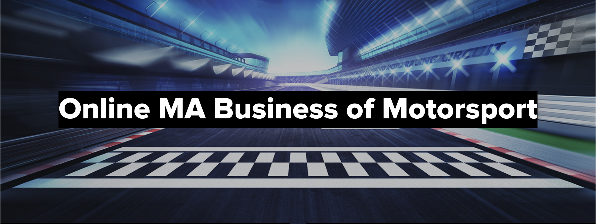 Online MA Business of Motorsport