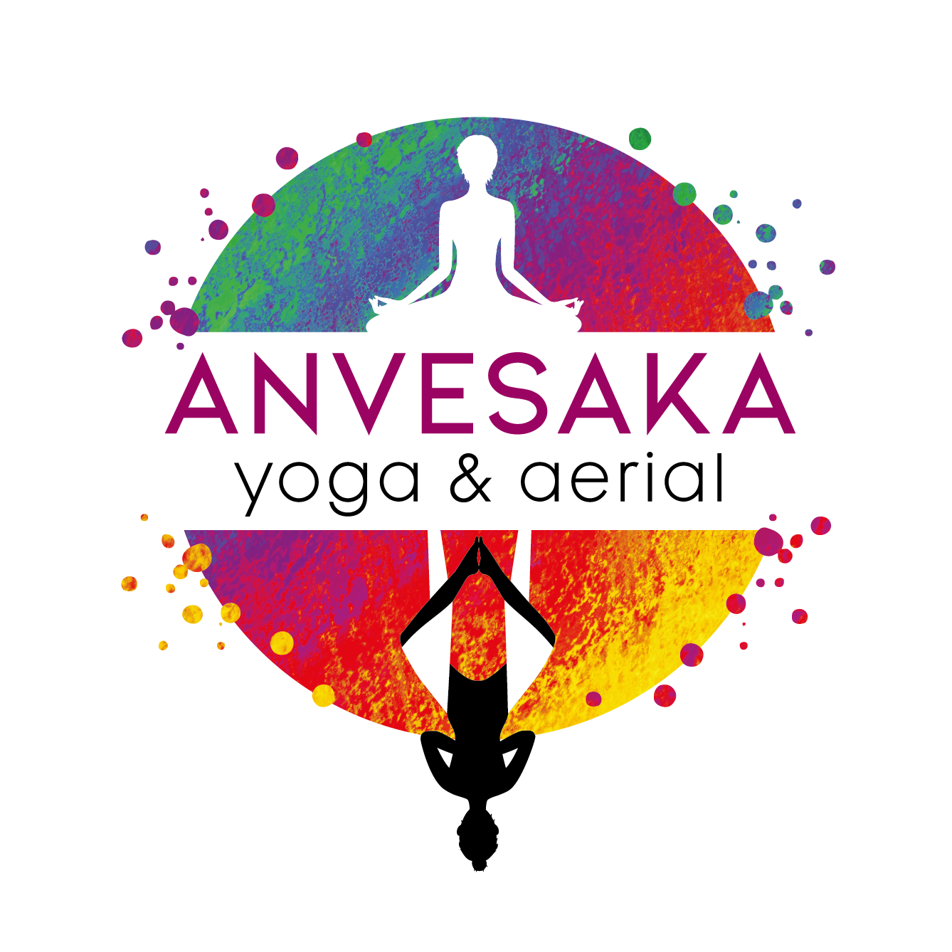 Anvesaka Yoga & Aerial logo