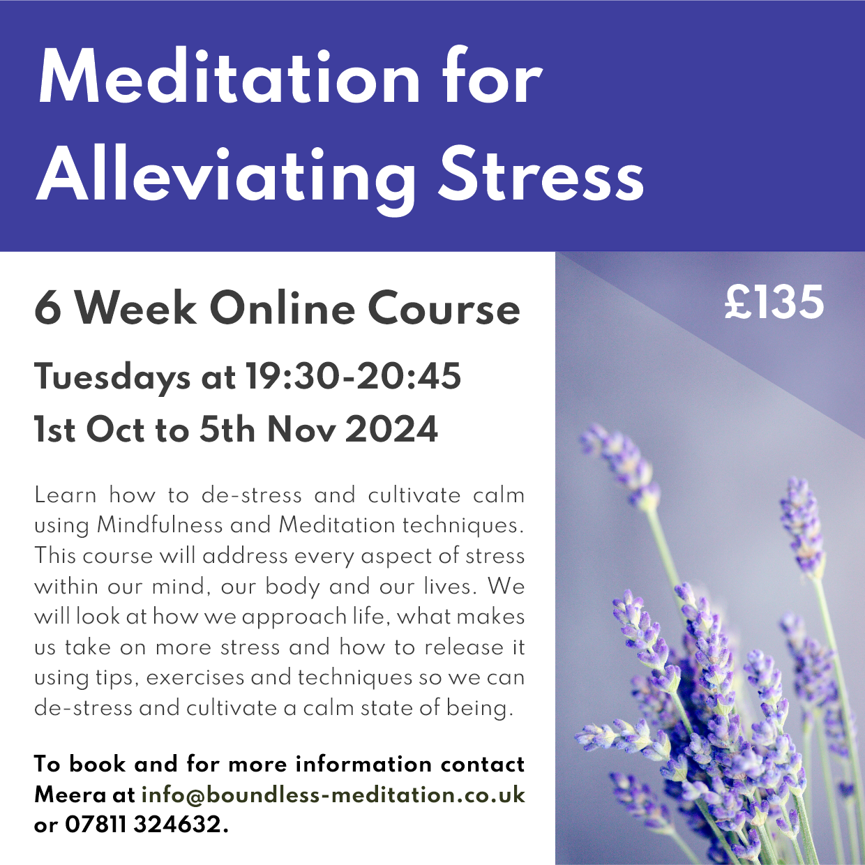 Meditation for Alleviating Stress