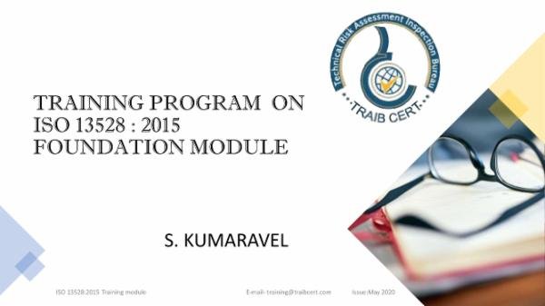 ISO 13528:2015 Foundation Training