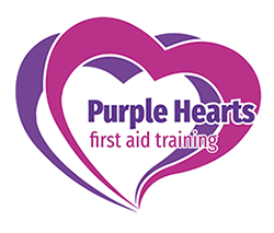 Purple Hearts First Aid Training logo