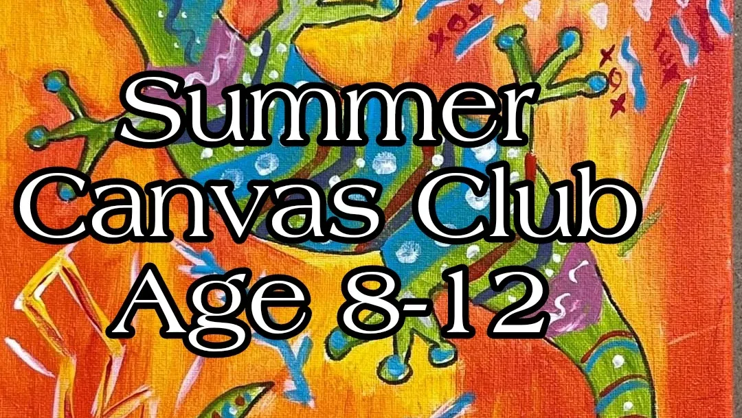 Summer Kids Canvas Club - Tribal Lizard