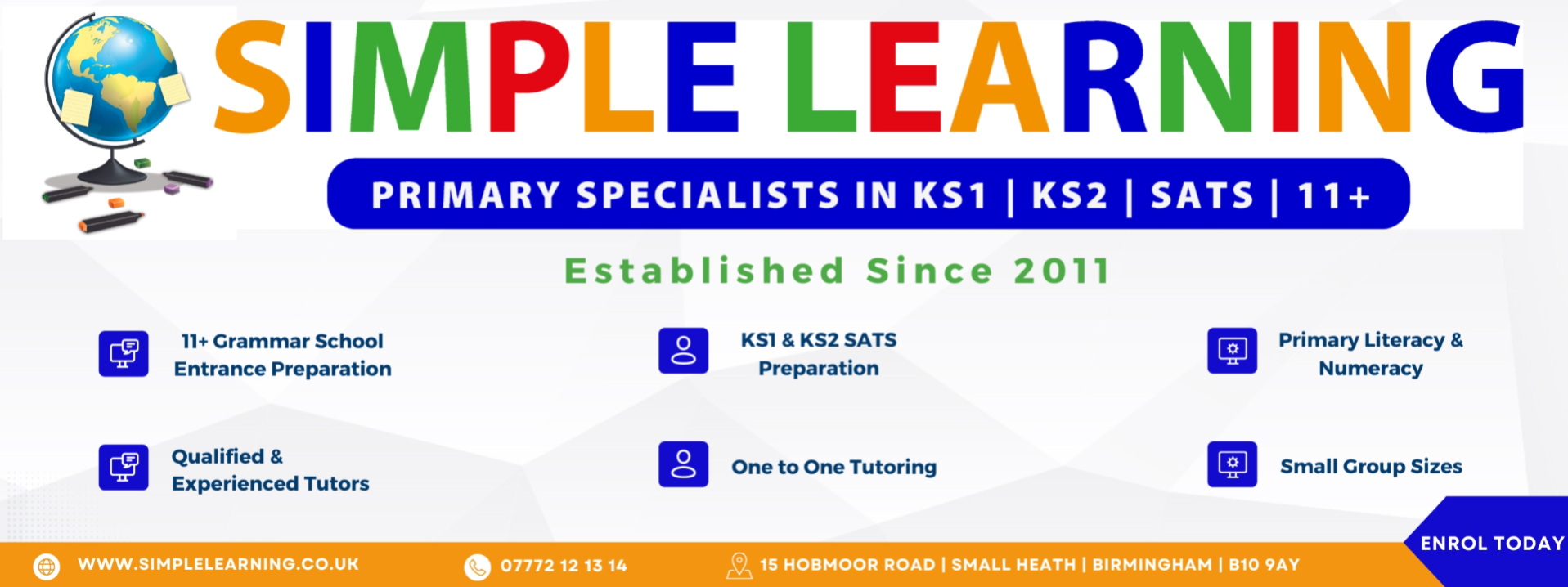 Simple Learning Tuition - Primary Specialists In KS1, KS2, SATS & 11+