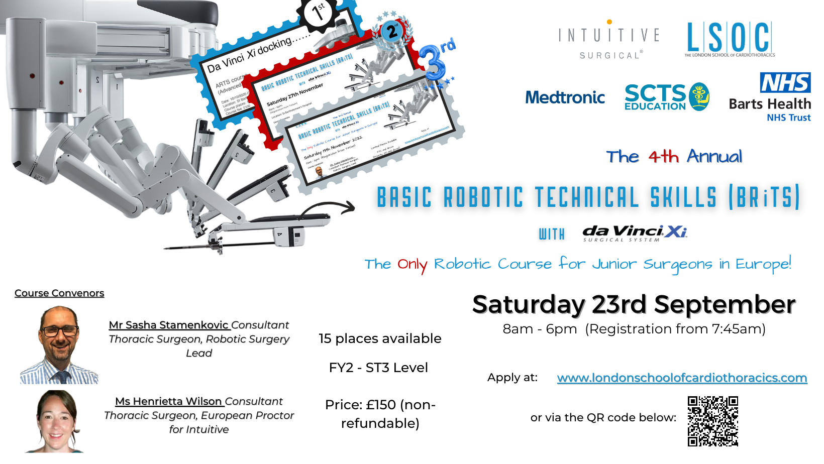Basic Robotic Technical Skills (BRiTS)  - 4th Annual Course