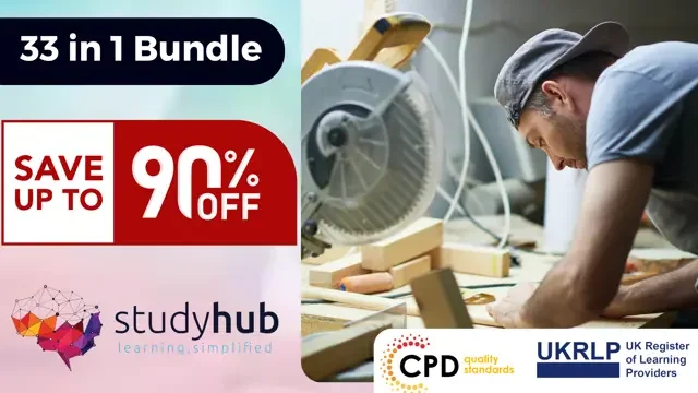 All in One Carpentry & Joinery (Woodwork Training) Bundle - CPD Certified