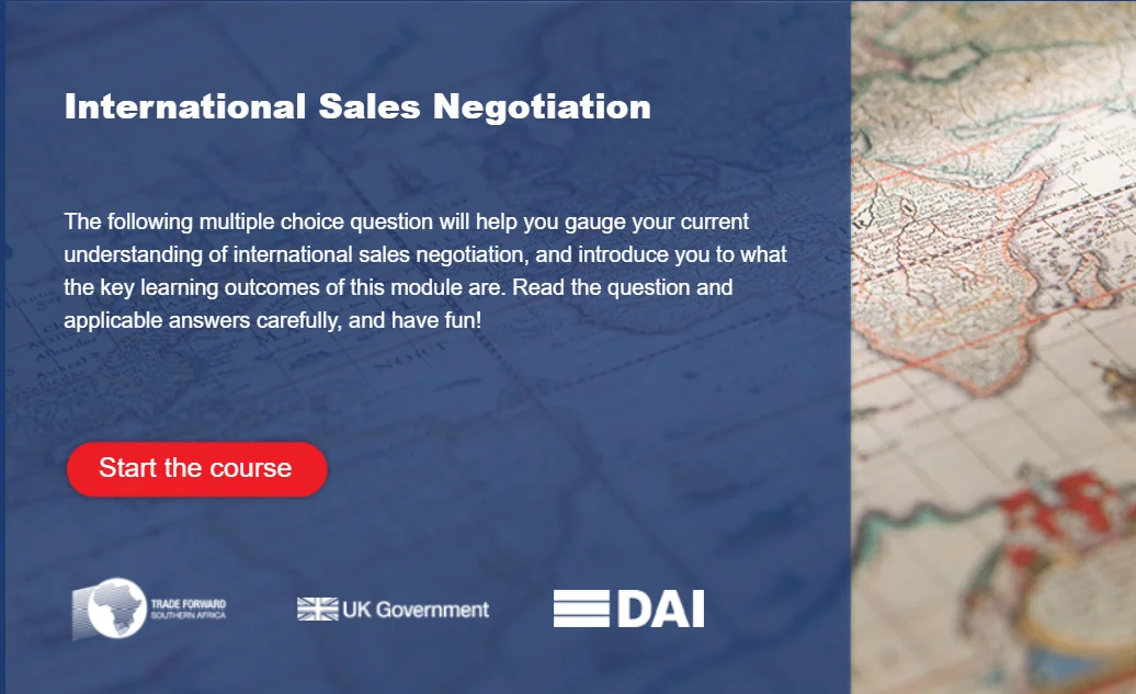 International Sales Negotiation