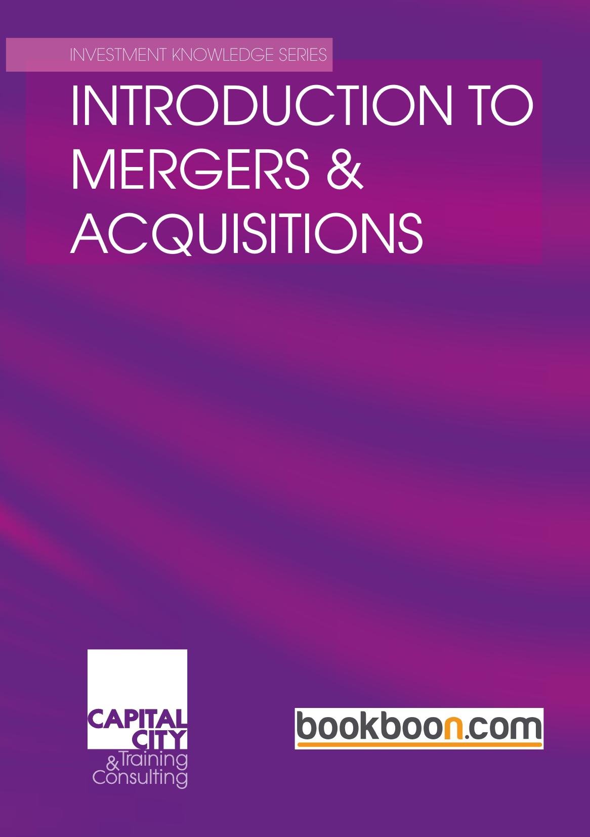 Introduction to Mergers and Acquisitions