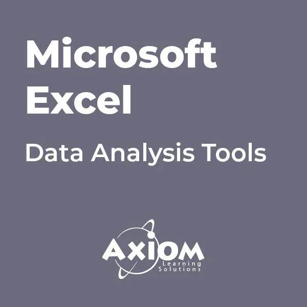 Microsoft Excel - Data Analysis Tools