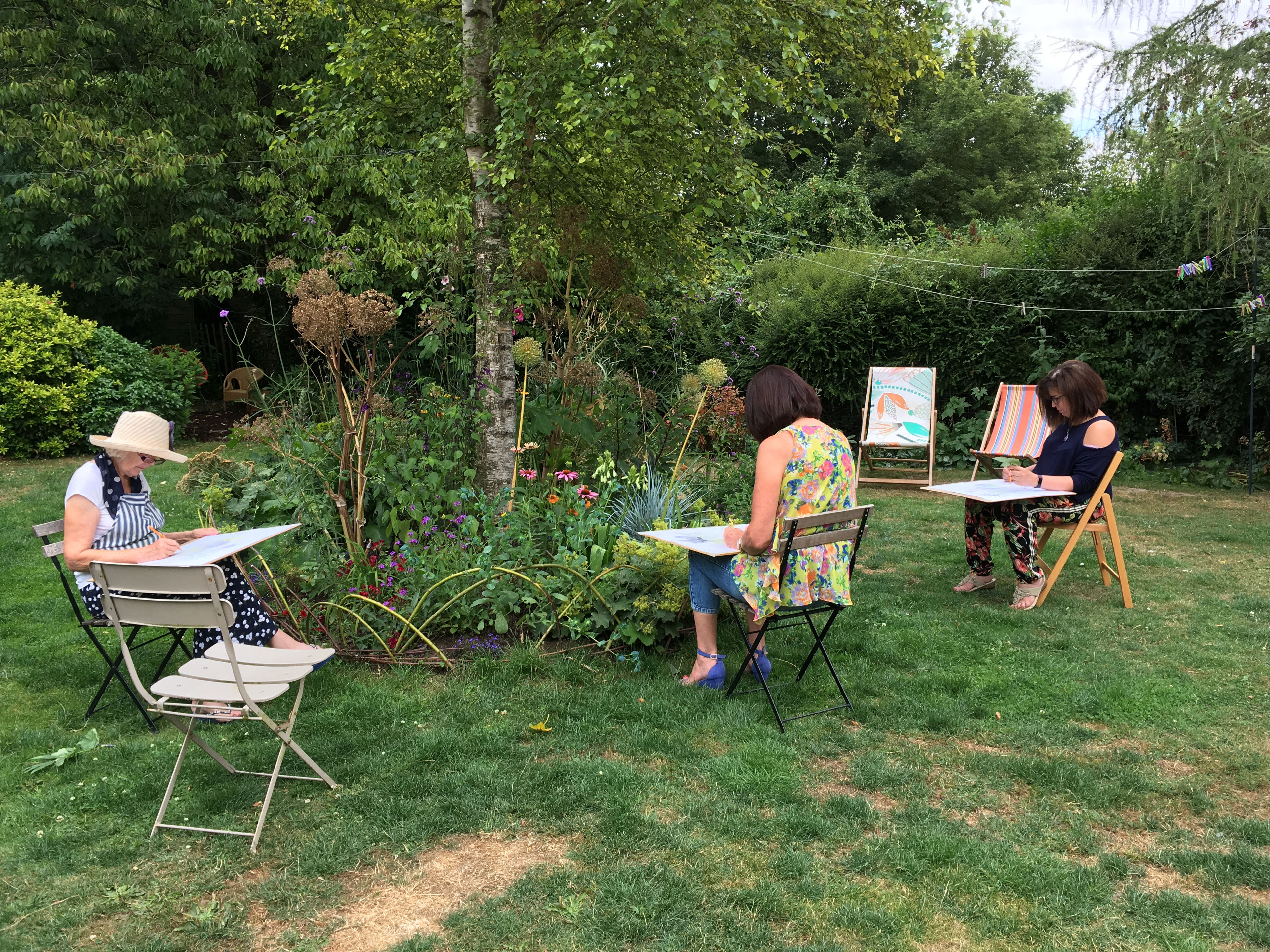 Wet cyanotypes: Artful Botanics Summer Term at Norfolk School of Gardening