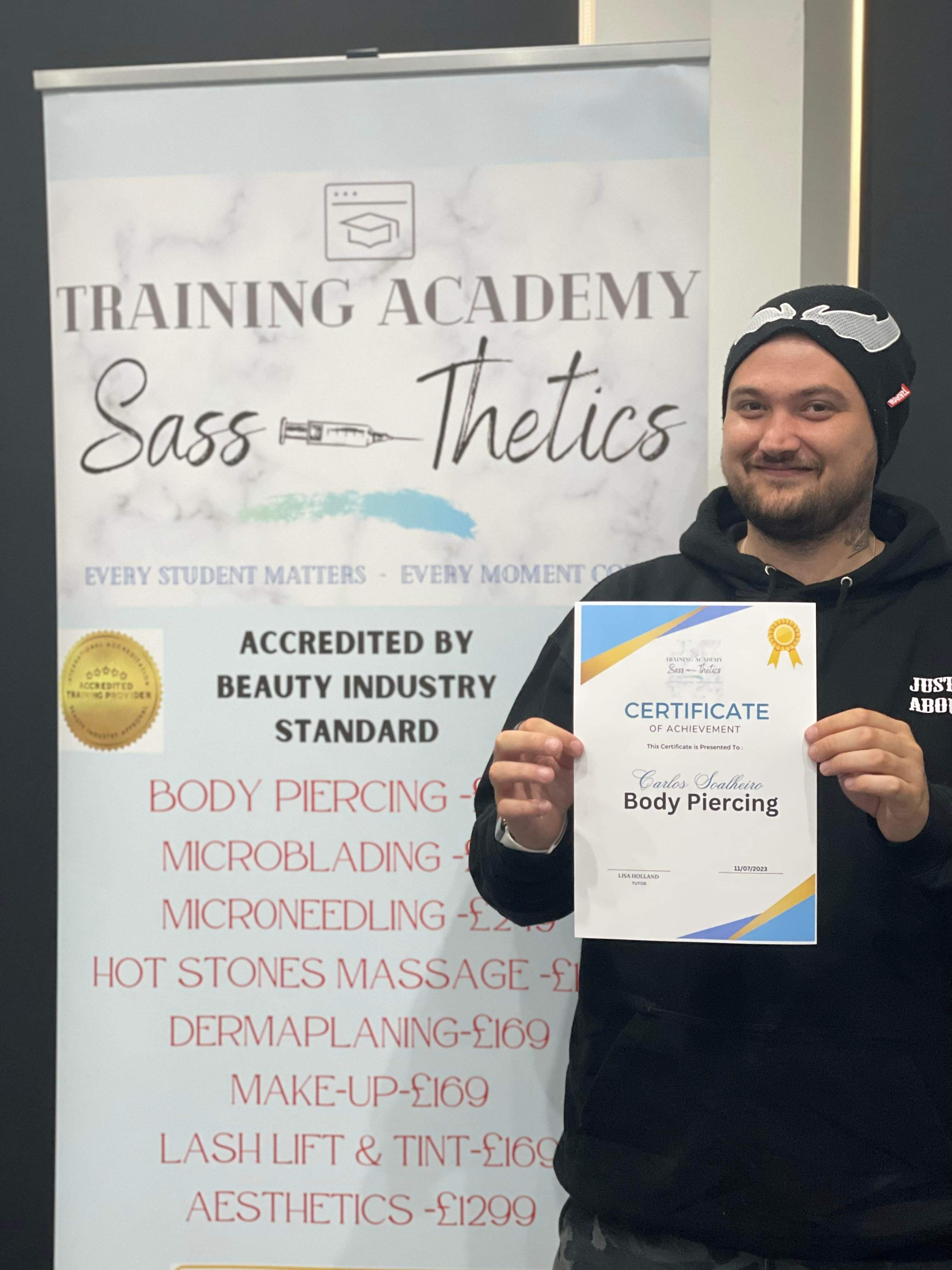 Body Piercing Training Course 1 or 2 Days-choose your own dates .