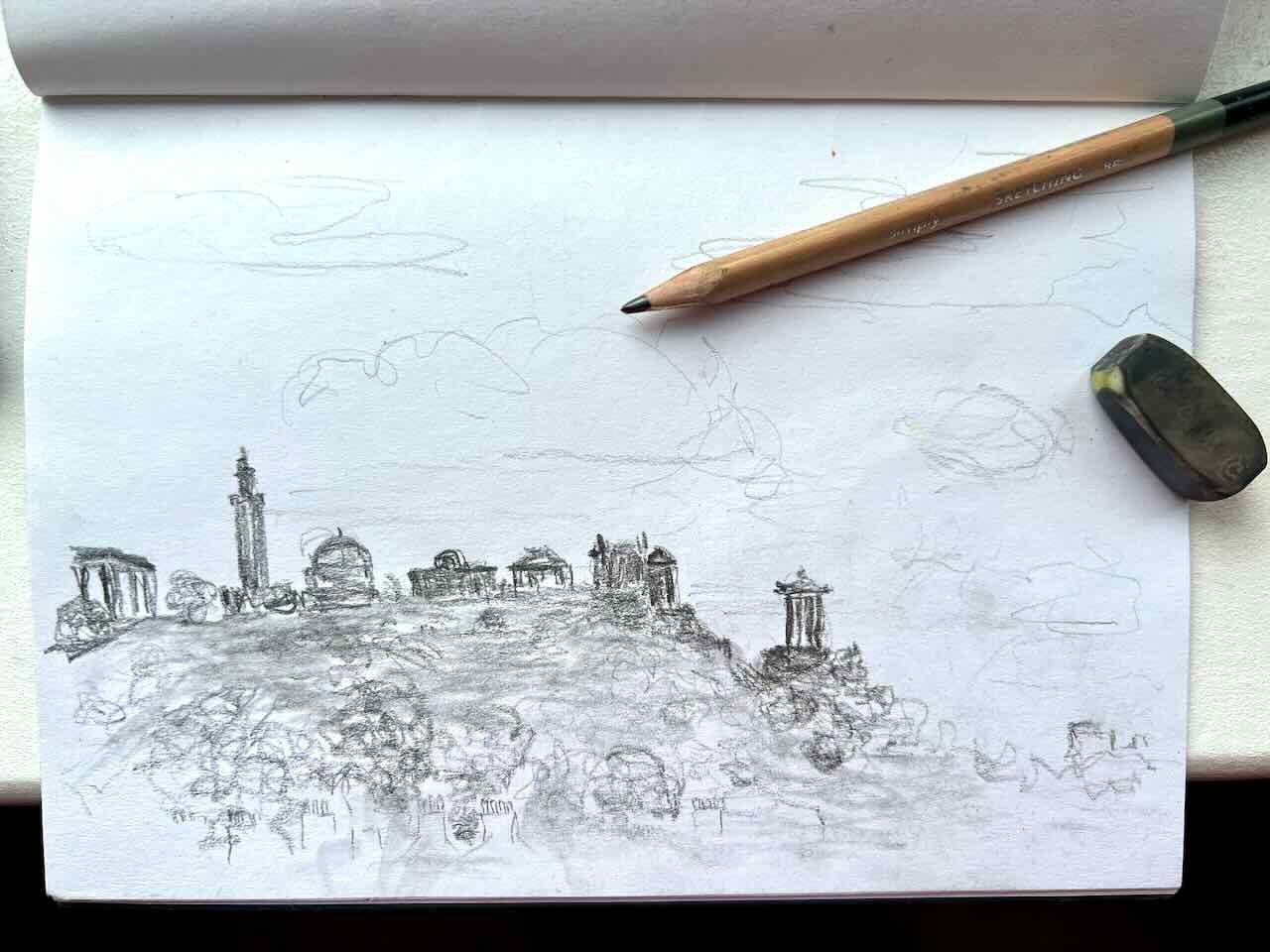 Drawing Edinburgh's Skyline