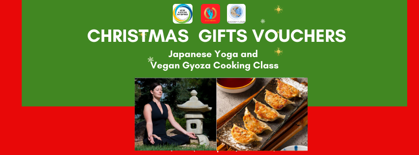 2nd February 10-1pm Japanese Yoga and Vegan Gyoza Cooking Class