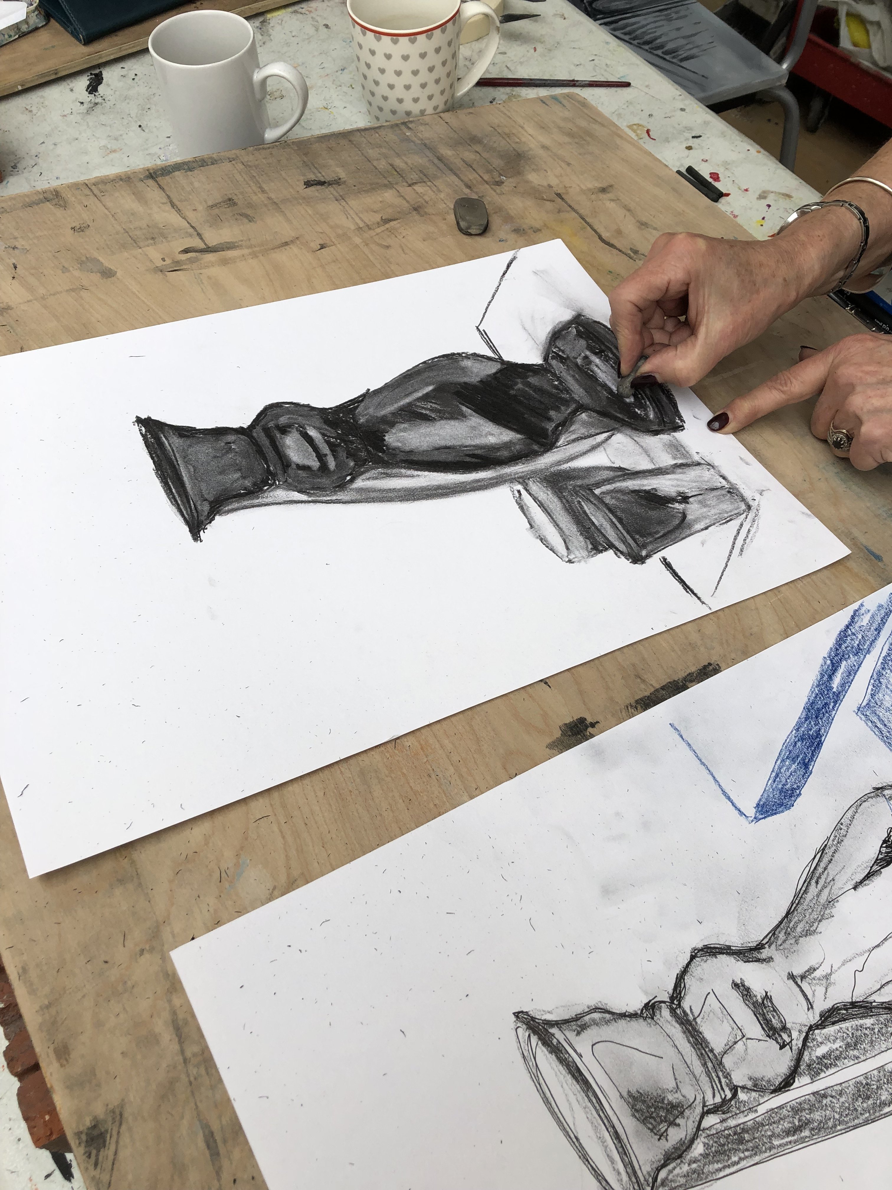Expressive drawing Workshop with Lorna Mackay