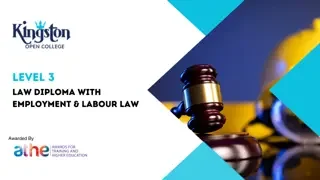 Level 3 Law Diploma with Employment & Labour Law
