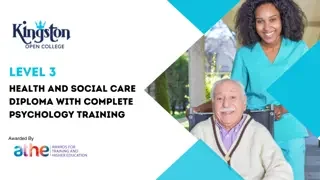 Level 3 Health and Social Care Diploma with Complete Psychology Training