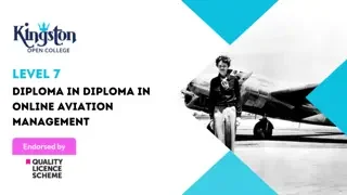 Level 7 Diploma in Diploma in Online Aviation Management - QLS Endorsed