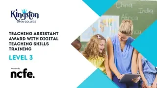 Ofqual Regulated Level 3 Teaching Assistant Award with Digital Teaching Skills Training
