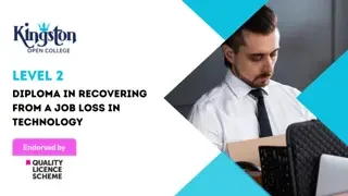 Level 2 Diploma in Recovering from a Job Loss in Technology - QLS Endorsed
