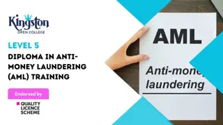 Diploma in Anti-Money Laundering (AML) Training  - Level 5 (QLS Endorsed)