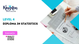 Level 4 Diploma in Statistics - QLS Endorsed