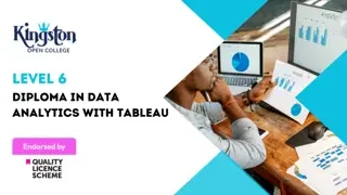 Level 6 Diploma in Data Analytics with Tableau - QLS Endorsed