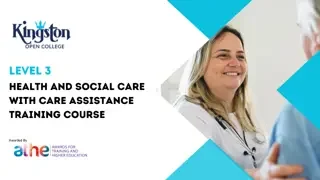 Level 3 Health and Social Care with Care Assistance Training Course