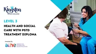 Level 3 Health and Social Care with PSTD  Treatment Diploma
