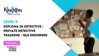 Level 5 Diploma in Detective : Private Detective Training - QLS Endorsed