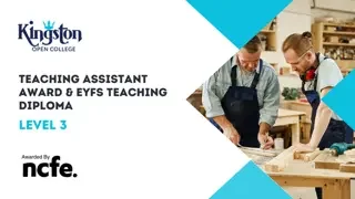 Ofqual Regulated Level 3 Teaching Assistant Award & EYFS Teaching Diploma