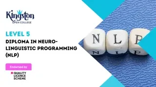 Level 5 Diploma in Neuro-linguistic Programming (NLP) - QLS Endorsed