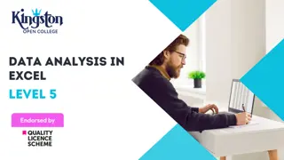 Excel Data Analysis Techniques-QLS Level 5