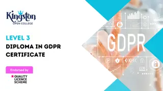 Level 3 Diploma in GDPR Certificate  - QLS Endorsed