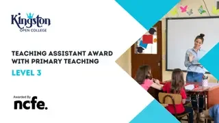 Level 3 Teaching Assistant Award with Primary Teaching