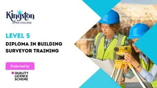 Level 5 Diploma in Building Surveyor Training  - QLS Endorsed