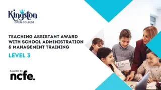 Level 3 Teaching Assistant Award with School Administration & Management Training